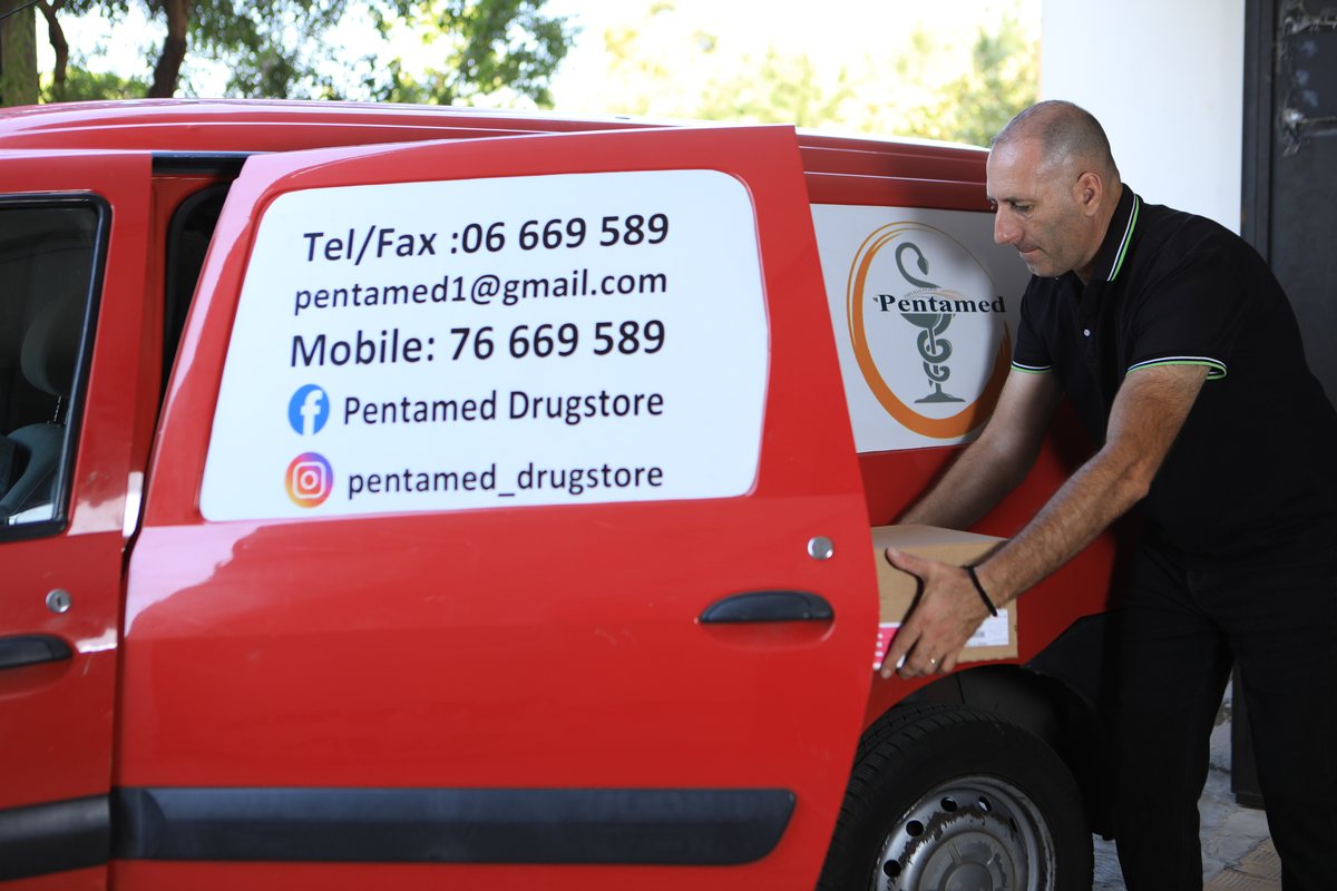 Pentamed delivery van